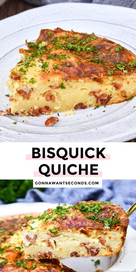 Bisquick Quiche, Bisquick Impossible Quiche Recipe, Bisquick Recipes Dinner, Retreat Recipes, Easy Pies, Comforting Meals, Breakfast Quiche Recipes, Quiche Recipes Easy, Brunch Spread