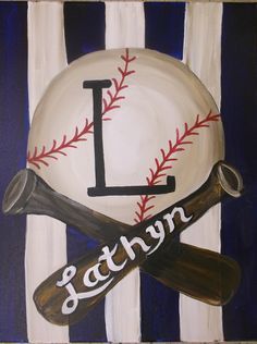 1000+ ideas about Baseball Canvas on Pinterest | Canvases ... Baseball Painting, Baseball Canvas, Parking Spot Painting, Baseball Crafts, Sports Painting, Baseball Art, Paint Nite, Painting Ideas On Canvas, Paint And Sip