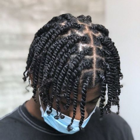 Mens Twists, Two Strand Twist Hairstyles, Twist Hair Men, Mens Twists Hairstyles, Cornrow Braids Men, Hair Twists Black, 2 Strand Twist, Natural Hair Men, Boy Braids