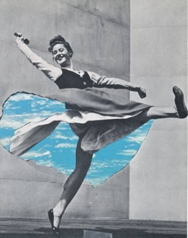 FOSSEUR GUILLAUME_REFERENT 1_COURS 3_DOULOUREUX (ANTONYME) Crazy Pics, Dancing Art, Vintage Collage, 背景 シンプル, Happy Dance, Original Collage, Dance Art, Paper Artist, Pics Art