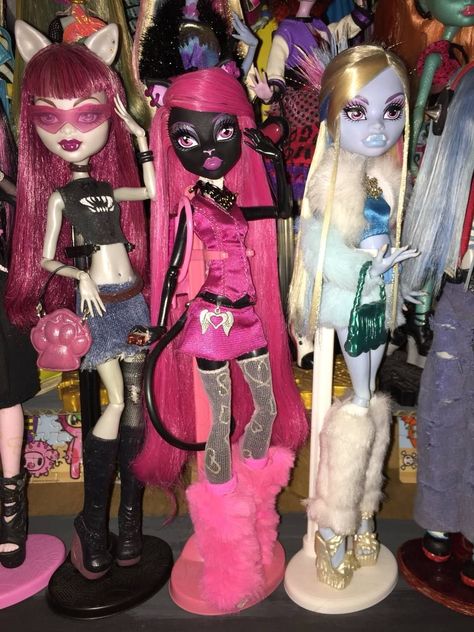 Monster High Reroot, Doll Restyle, Werewolf Girl, Howleen Wolf, Doll Customs, Abbey Bominable, Monster High Doll Clothes, Catty Noir, Custom Monster High Dolls