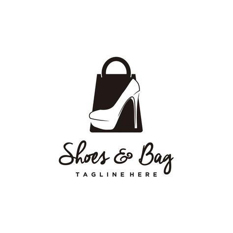 Bags And Shoes Logo Design, Bag Logo Design, Shoe Logo Design, Polo T Shirt Design, Photo Frame Images, Logo Shoes, Flower Painting Canvas, Simple Logo Design, Glam Bag