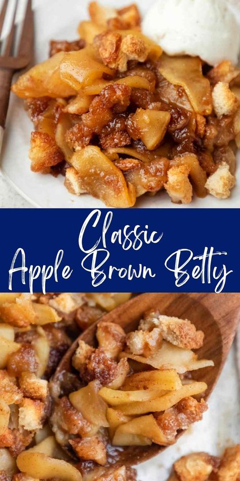 Brown Apple Betty Recipe, Apple Brown Betty Pioneer Woman, Recipes Using Dried Apples, Easy Dessert Recipes With Apples, Apple Brown Betty Recipe Simple, Apple Betty Recipe Simple, Brown Betty Dessert, Apple Uglies Recipe, What To Do With Old Apples