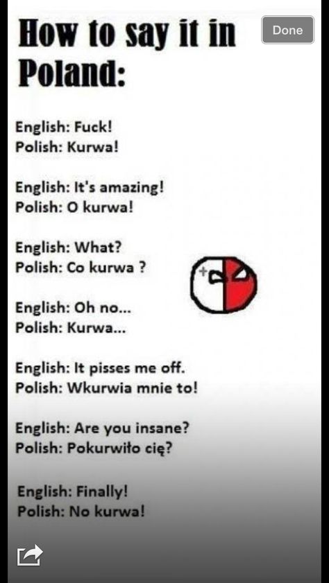 Seriously, people? We don't say every time 'kurwa'. It's rude.... Polish Vocabulary, Polish Phrases, Polish Quotes, Learn Polish, Polish People, Polish Heritage, Polish Traditions, Polish Words, Polish Language