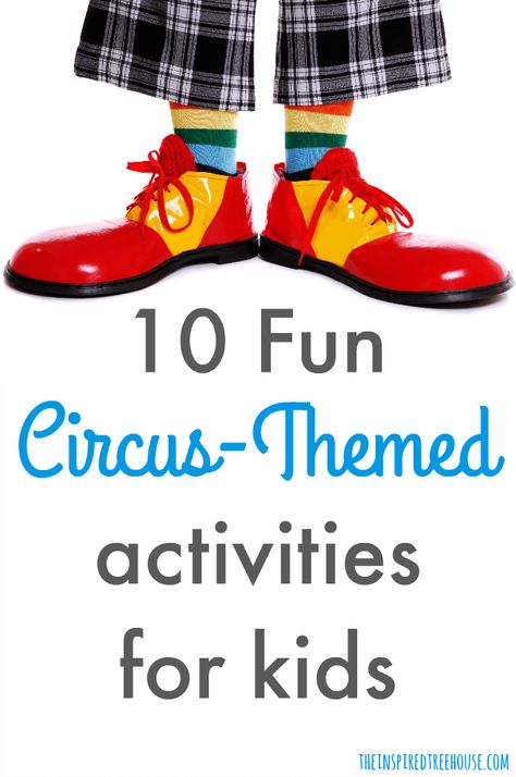 Circus Activities For Elementary, Circus Theme Spirit Week, Circus Theme Classroom Activities, Circus Party Activities, Circus Games Preschool, Circus Camp Activities, Circus Classroom Activities, Under The Big Top Theme Preschool, Circus Theme For Preschool