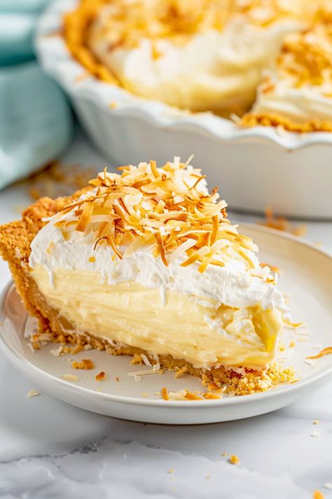 Coconut Magic Custard Pie, Lemon Coconut Cream Pie, How To Make Coconut Cream Pie, Coconut Cream Pie Ice Cream, Easy Coconut Pie Recipe, Grandma's Coconut Cream Pie, Toasted Coconut Pie, Gluten Free Dairy Free Coconut Cream Pie, Coconut Cream Pie Recipes Homemade