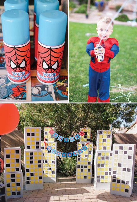 Diy spiderman birthday party