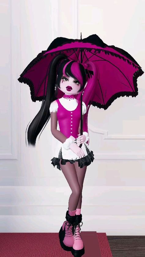 Monster High Dolls Dress To Impress, Dti Outfits Character, Dress To Impress Roblox Theme Monster High School, Dress To Impress Roblox Monster High, Di Monster High, Dress To Impress Moster High, Fav Show Dress To Impress, Monster High Outfit Dress To Impress, Dress To Impress Character Theme