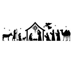 Design Store Product ID D-5116 Baby Boy Background, Nativity Silhouette, Chibi Sketch, Christmas Chevron, Christmas Nativity Scene, Cricut Designs, 3d Paper Crafts, 3d Cards, Mom Christmas