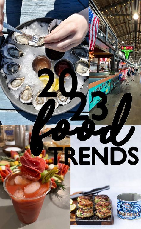 Trending Meals 2023, Trending Restaurant Food, 2023 Appetizer Trends, Food Trend 2023, Restaurant Trends 2023, Food Photography Trends 2023, Trendy Food 2023, Baking Trends 2023, Trendy Desserts 2023