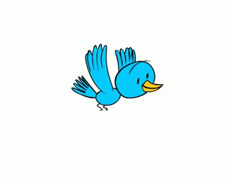 Bird Blue GIF - Bird Blue Wings - Discover & Share GIFs Flying Bird Drawing, Fly Gif, Character Design Tutorial, Illustration Tutorial, Bird Clipart, Cartoon Birds, Bird Gif, Flying Bird, Animation Tutorial