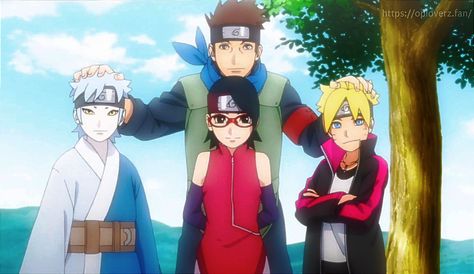 Sarada X Mitsuki, Naruto Uzumaki Clan, Naruto New Generation, Team Konohamaru, Tim 7, Boruto X Sarada, 2014 Anime, Naruto Show, Anime Screencaps