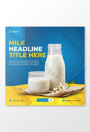 Product Social Media Post, Milk Advertising, Coffee Sale, Brand Advertising, Social Media Post Template, Digital Media Marketing, Facebook Banner, Social Media Promotion, Creative Graphic Design