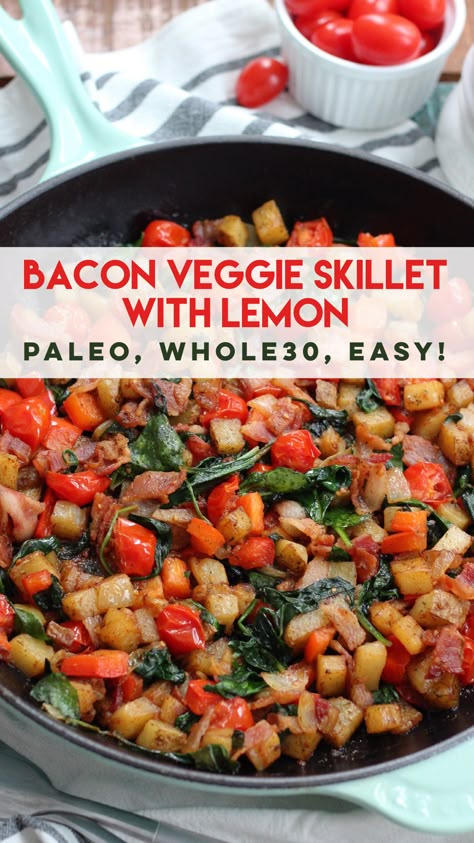 egg-free paleo breakfast Veggie Breakfast Skillet, Egg Free Paleo Breakfast, Whole30 Easy, Veggie Skillet, Egg Free Breakfast, Paleo Breakfast Recipes, Whole30 Breakfast, Veggie Breakfast, Paleo Recipes Breakfast