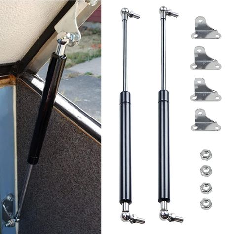 Amazon.com: 2 Pcs Gas Struts 15 Inch 120 lbs Prop Shock Lift Springs Rod with L Mount Brackets for Cabinet Door Lid Heavy Duty Box Trap Door Floor Hatch Door : Automotive Trap Door Ideas, Floor Hatch, Pool Detail, Crawl Space Door, Basement Repair, Loft Door, Brochure Design Layouts, Hidden Tv, Trap Door