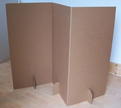 Cardboard Room Divider, Room Divider Diy, معرض فني, Sliding Room Dividers, Diy Room Divider, Diy Swimming Pool, Photo Room, Exhibition Display, Cardboard Furniture