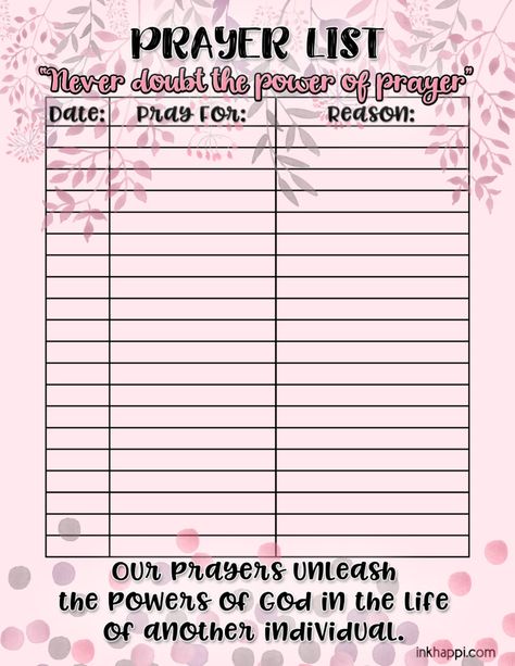 Warbinder Printables, Prayer Binder Ideas Free Printables, Prayer List Ideas, Prayer Board Ideas Diy Free Printables, Prayer List Printable, Prayer List Template, Prayer Schedule, Prayer Journal Template, Candle Template