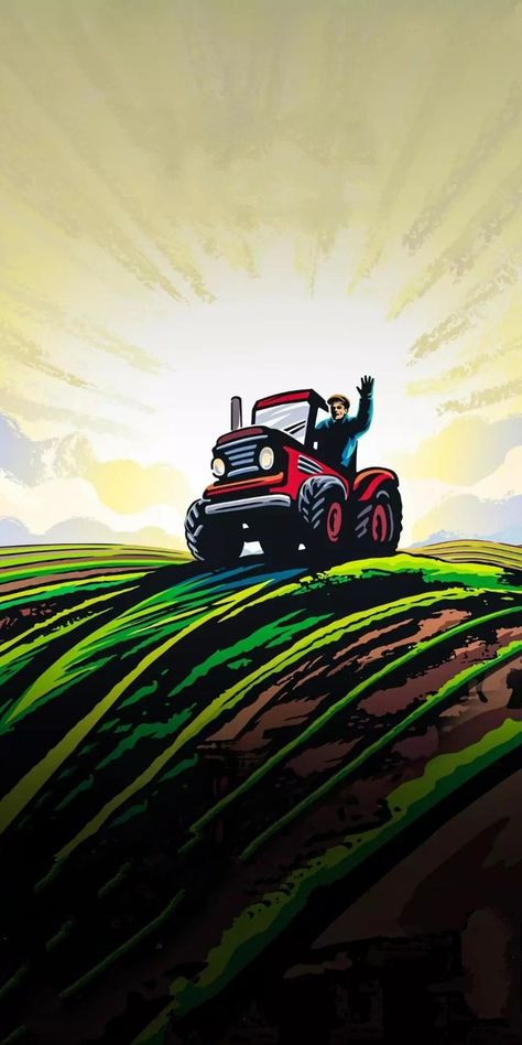 #Tractor #farmer #wallpaper Farmer Wallpaper, Tractor Wallpaper, Social Media Marketing Content, Creative Graphic Design, User Experience Design, User Interface Design, Experience Design, Brand Marketing, Site Design