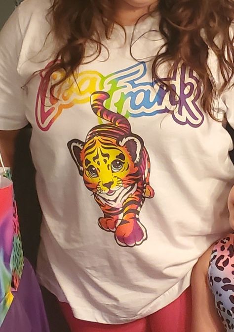 Lisa Frank Aesthetic Outfit, Lisa Frank Clothes, Lisa Frank Aesthetic Clothes, Lisa Frank Themed Party, Lisa Frank Outfit Ideas, Lisa Frank Shirt, Lisa Frank Aesthetic, Lisa Frank Clothing, Frank Aesthetic