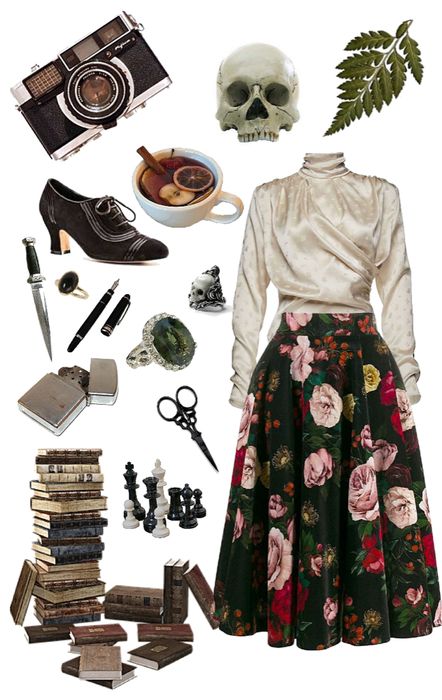 Professor Looks Women, Hogwarts Professor Aesthetic Outfit, Hogwarts Teacher Outfits, Hogwarts Professor Aesthetic, Dark Academia Witch Outfit, Witch Academia Aesthetic Outfit, Hogwarts Professor Outfit, Goth Dark Academia Outfit, Witchy Academia Aesthetic Outfit