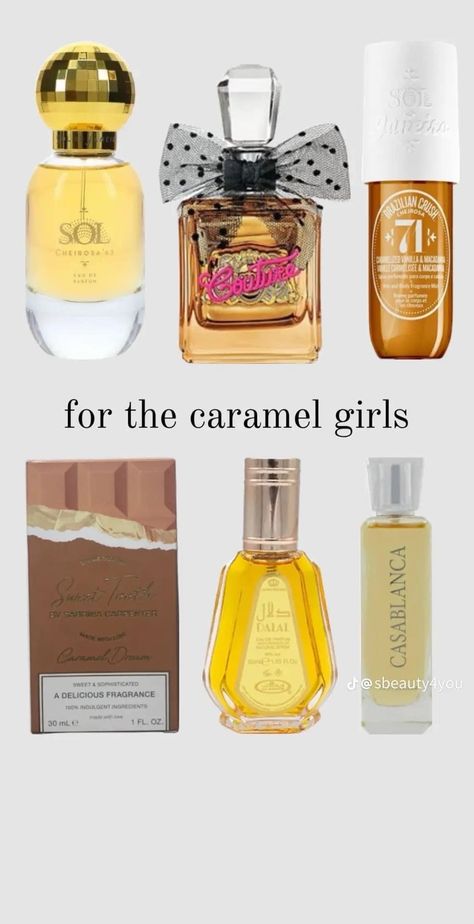 Caramel Perfume, Caramel Scent, Perfume Combos, Fragrance Lab, Perfume Organization, Fragrances Perfume Woman, Diy Perfume, Fragrance Ingredients, Diy Body Scrub