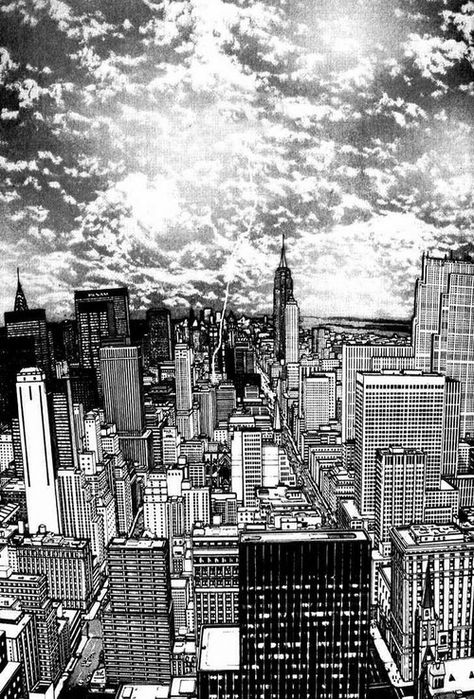 black and white city. tall buildings. awesome. Cityscape Drawing, Andermatt, Arte Grunge, Anime City, Black And White City, Art Couple, Photographie Portrait Inspiration, City Background, City Drawing