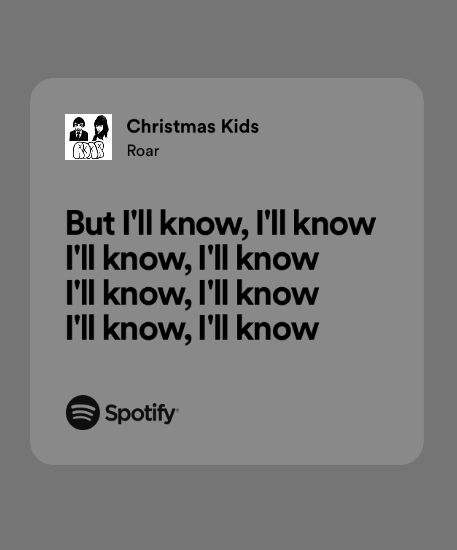 Christmas Kids Song, Music Homescreen, Roar Lyrics, Yaas Queen, Christmas Songs Lyrics, Christmas Lyrics, Super Rich Kids, Spotify Lyrics, Me Too Lyrics