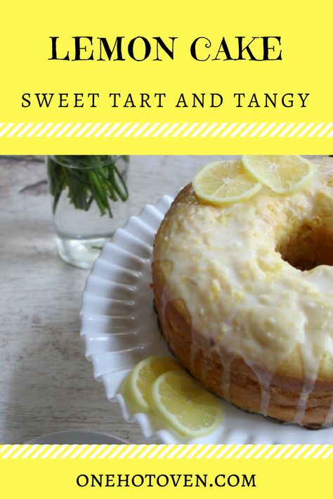 Tangy Lemon Cake, Lemon Bundt Cake Recipe, Lemon Bundt Cake, Bundt Cakes Recipes, Lemon Desserts, Lemon Cake, Turkish Recipes, Köstliche Desserts, Perfect Cake