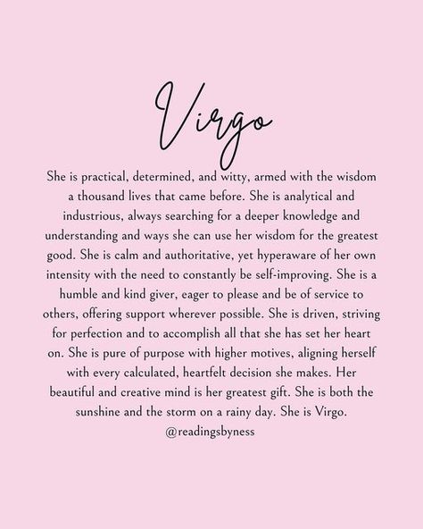 Happy Birthday Virgo, About Virgo, Virgo Season Quotes, She Is Virgo, Its Virgo Season, Virgo Woman, Virgo Birthday Quotes, Virgo Traits Woman, Virgo Season Is Here