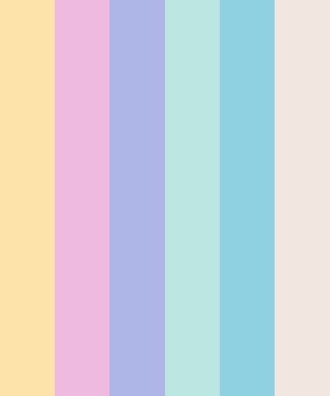 I Love Pastels Color Palette Sprinkle Color Palette, Pastel Colour Mixing, Dream Color Palette, Pastels Color Palette, Rgb Code, Beach Color Palettes, Painting Mood, Hexadecimal Color, Code Color