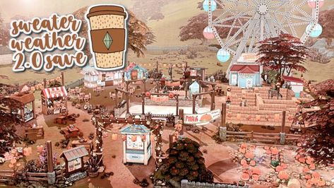 Festival Grounds, Teen Hangout, Cc Packs, The Sims 4 Lots, Sims 4 Family, Tumblr Sims 4, Casas The Sims 4, Sims Building, Sims 4 Teen