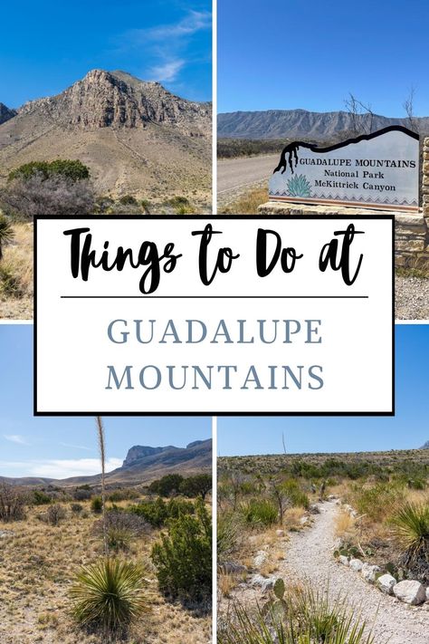 This rugged and remote park boasts incredible scenery, natural wonders, and plenty of outdoor fun. Guadalupe National Park, Texas Adventure, Guadalupe Mountains National Park, Guadalupe Mountains, Peaceful Nature, Explore City, Camping Spots, Texas Travel, Cultural Experience