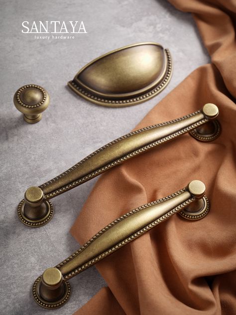 Gold cabinet hardware