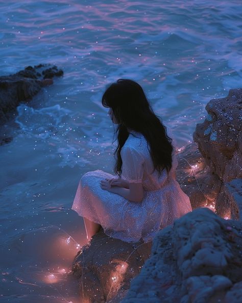 Girl Covering Face, Dusk Court, July Aesthetic, Retro Witch, Ethereal Photography, 1000 Faces, Space Art Gallery, Debut Photoshoot, Mermaid Aesthetic