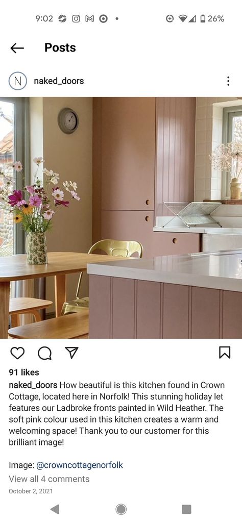 Mauve Kitchen Cabinets, Mauve Kitchen, Kitchen Moodboard, Kitchen Mood Board, Brown Kitchen, Brown Kitchens, Soft Pink Color, Breakfast Nook, New Kitchen