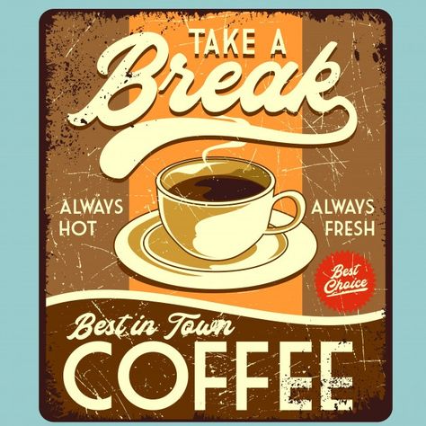 Coffee break poster print Premium Vector | Premium Vector #Freepik #vector #coffee #design #house #graphic-design Coffee Aesthetic Advertising, Coffee Shop Advertisement Poster, Food Advertising Poster, Coffee Ads, Coffee Advertisement, Vintage Coffee Poster, Poster Advertisement, Coffee Advertising, Cafe Posters