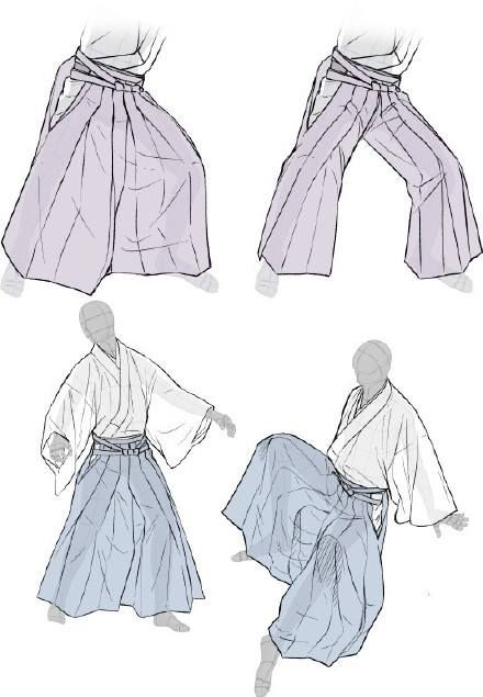 일본 복식, 하카마 Hakama Pants Drawing, Clothing Folds, Draw Clothes, Projek Menjahit, Clothes Drawing, Japanese Clothing, Clothing Reference, Clothes Reference, Art Help