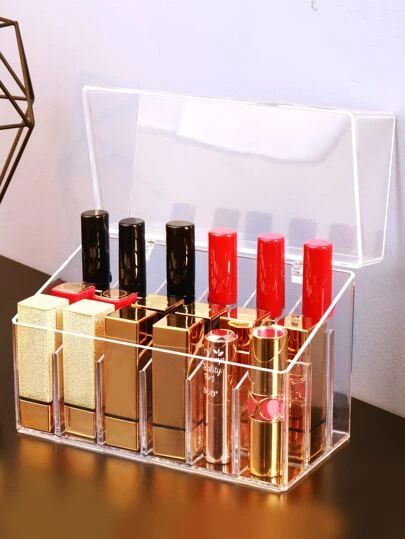 Search Organizer | SHEIN USA Lipstick Storage, Organized Living, Cosmetic Box, Jewelry Boxes, Flatware Tray, Body Spray, Clear Plastic, Storage Box, Jewelry Box