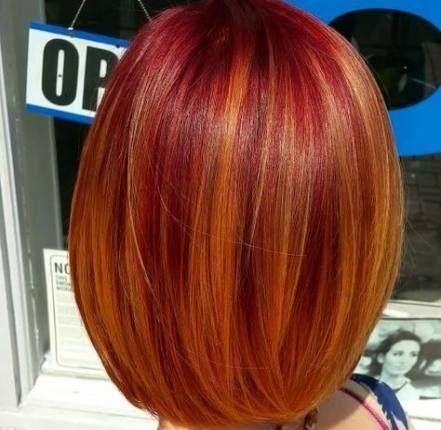 Hair Color Flamboyage, Coloured Hair, Dyed Natural Hair, Super Hair, Trendy Hair Color, Trendy Hair, Red Head, Colored Hair, Red Hair Color