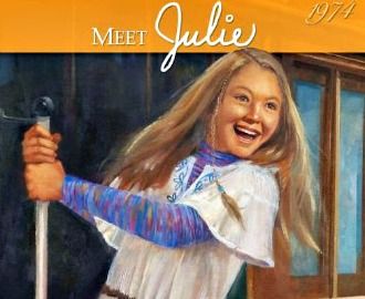 As my daughter reminded me, the story is sad. American Girl Doll Julie, American Girl Julie, American Girl Historical, American Girl Books, Dolls And Dollhouses, Girls Series, Historical Characters, American Girl Doll Clothes, American Girls