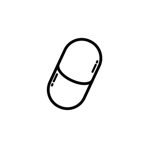 Pill Drawing, Art Flash, Bottle Drawing, Svg Ideas, Rubber Hose, Pill Bottles, Png Icons, Tattoo Outline, Vector Png