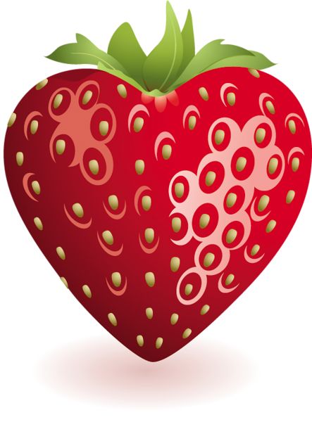 Strawberry Clipart, Strawberry Art, Strawberry Hearts, Green Strawberry, Food Clipart, I Love Heart, Heart Images, My Funny Valentine, Free Clipart