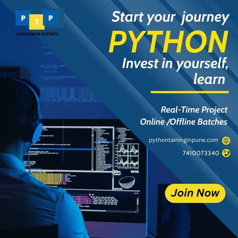 Python training in Pune Courses Design, Computer Expert, Python Course, Learn Computer Science, Learn Computer, Career Options, Python Programming, Online Course, Online Training