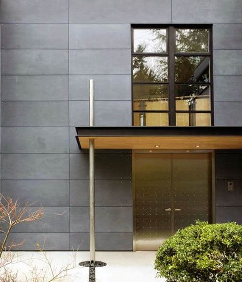 Top 60 Best Exterior House Siding Ideas - Wall Cladding Designs Cement Board Siding, Modern Siding, Wall Cladding Designs, Exterior House Siding, Cement Panels, Exterior Wall Cladding, Cement Board, Cladding Design, Fiber Cement Siding