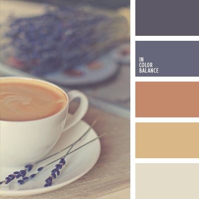 beige, color café, color canela, color capuchino, color espuma de café, color lavanda, color piel de camello, combinación de colores, de color violeta, de lavanda, elección del color, lavanda oscuro, marrón y violeta, matices cálidos del marrón, morado, Olga Kravtsova, tonos violetas. Flat Bedroom, In Color Balance, Seeds Color, Color Palette Ideas, Color Palette Challenge, Palette Ideas, Pastel Colour Palette, Pastel Palette, Design Seeds