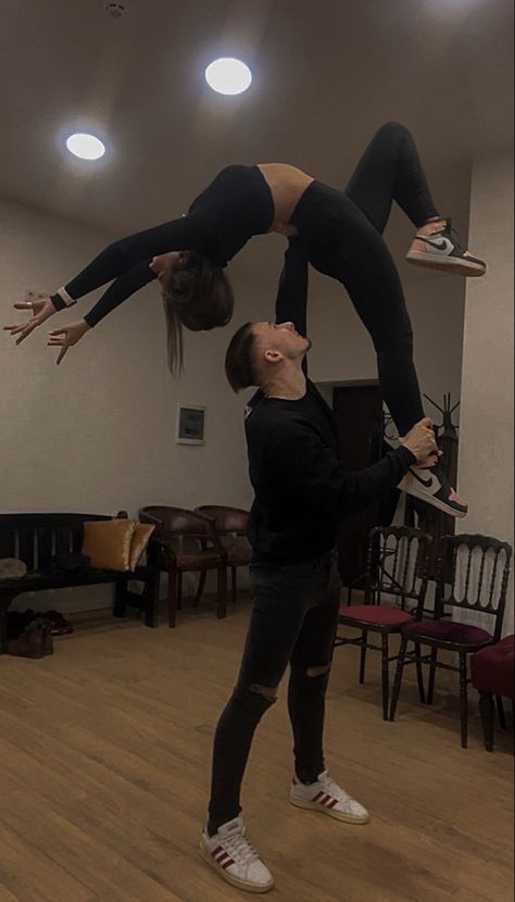 Stunt Double Aesthetic, Partner Dancing, Aerial Gymnastics, Dance Partner, Dancer Lifestyle, Dance Picture Poses, Flexibility Dance, Dance Dreams, Dancers Outfit