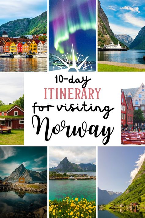 norway itinerary 10 Days In Norway, Visiting Norway, Norway Trip, Travel Norway, Things To Do In Norway, Norway Itinerary, Norway 10 Day Itinerary, Traveling To Norway, Norway Travel Itinerary