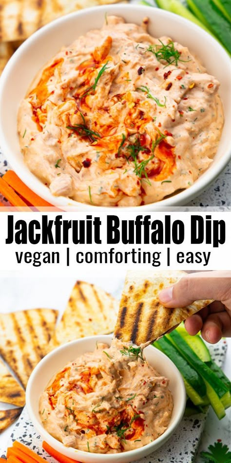 Comforting People, Desserts Mexican, Vegan Dip Recipes, Noodles Healthy, Buffalo Dip, Recipes Zucchini, Vegan Dips, Jackfruit Recipes, Freezer Recipes