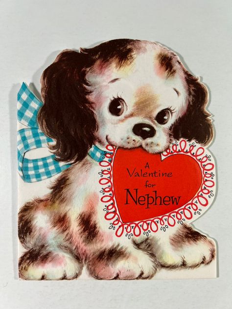 This Valentines Cards item by VintageCardTreasure has 10 favorites from Etsy shoppers. Ships from United States. Listed on 13 Jan, 2023 Dog Valentine, Holding Heart, Easter Postcards, Vintage Valentine Cards, Valentine Greeting Cards, Valentines Greetings, Vintage Valentine, Retro Valentines, Dog Valentines