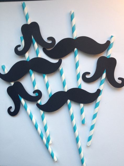 12 Blue Mustache Party Straws,Little Man First Birthday,Baby Showers,Mustache Straws,Mustache Photo Prop,Mustache Party Decor,Bachelorette. $13.99, via Etsy. Men Birthday Party Theme, Mustache Birthday Party, Moustache Party, Mustache Birthday, Mustache Baby Shower, Mustache Party, Boy Baby Shower Ideas, Mens Birthday Party, Party Straws